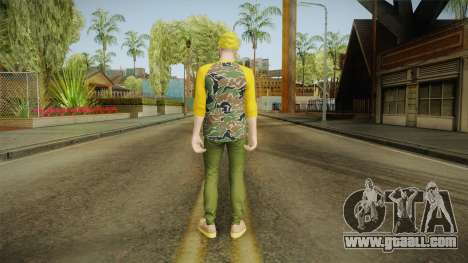 GTA Online - Hipster Skin 3 for GTA San Andreas