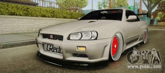 Nissan Skyline R34 GT-R 2002 for GTA San Andreas