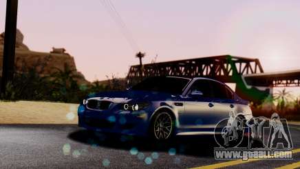 BMW M5 E60 turquoise for GTA San Andreas
