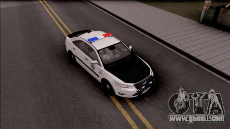 Ford Taurus 2011 Des Moines PD for GTA San Andreas