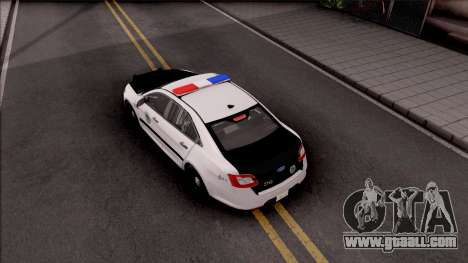 Ford Taurus 2011 Des Moines PD for GTA San Andreas