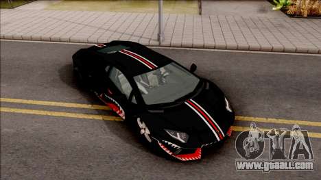 Lamborghini Aventador Shark New Edition Black for GTA San Andreas