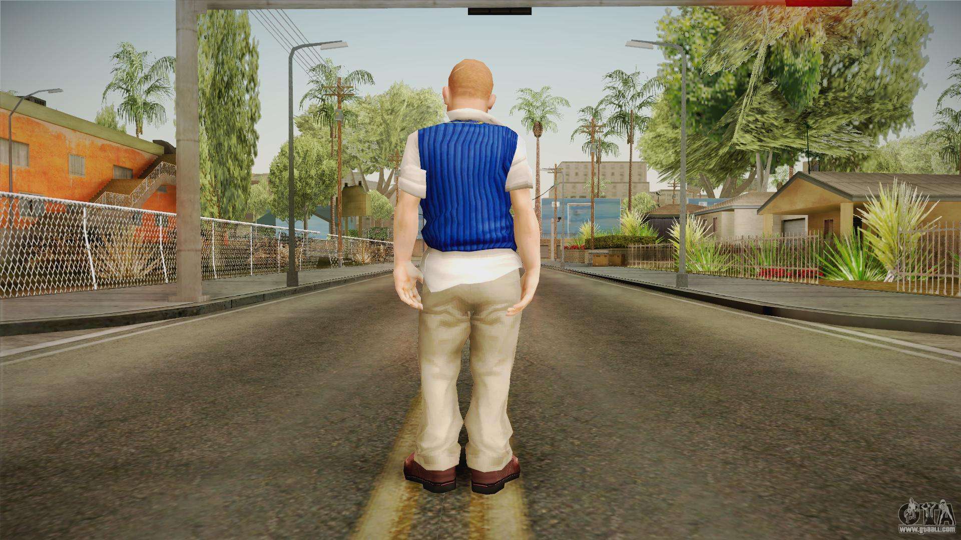 GTA San Andreas Jimmy Hopkins From Bully Anniversary Edition Mod