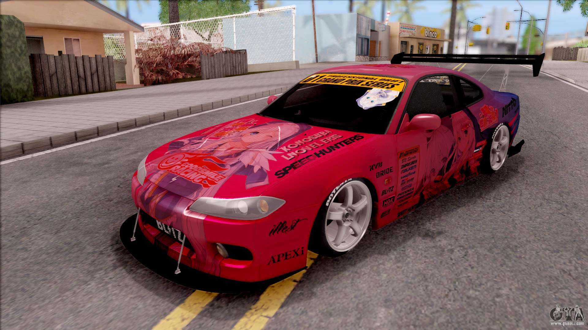 Nissan Silvia S15 Itasha Eris With D1GP for GTA San Andreas