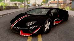 Lamborghini Aventador Shark New Edition Black for GTA San Andreas