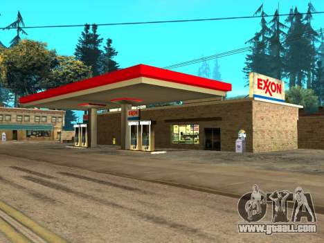 Exxon Gas Station for GTA San Andreas