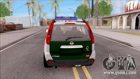 Nissan X-Trail Guardia Civil Spanish for GTA San Andreas