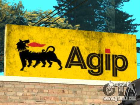 Agip Gas Station for GTA San Andreas