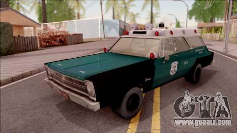 Plymouth Belvedere Station Wagon 1965 NYPD Final for GTA San Andreas