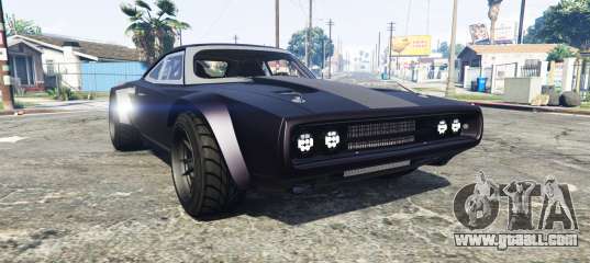 Dodge Charger Fast & Furious 8 [replace] for GTA 5