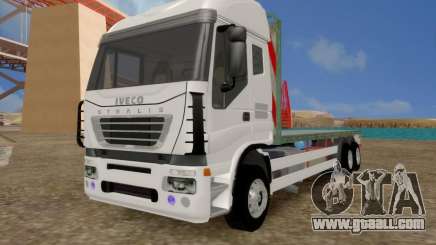 Iveco Stralis Flatbed Truck NO EXTRAS for GTA San Andreas