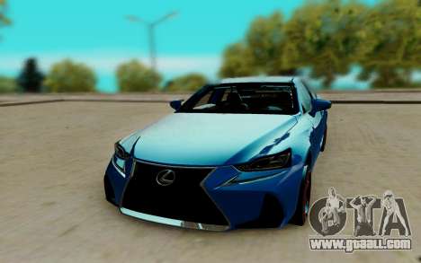 Lexus IS F Sport for GTA San Andreas