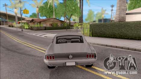 Ford Mustang Fastback 1968 for GTA San Andreas