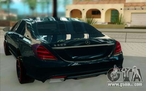Mercedes S500 W222 for GTA San Andreas