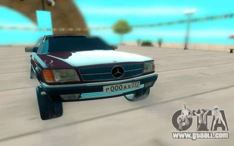Mercedes-Benz C126 for GTA San Andreas
