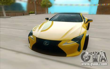 Lexus LC 500 for GTA San Andreas