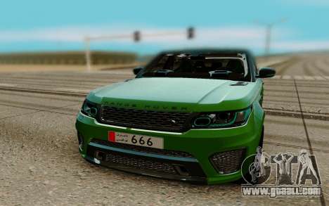 Land Rover Range Rover Sport Supercharged for GTA San Andreas