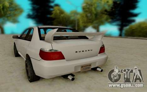 Subaru Impreza for GTA San Andreas