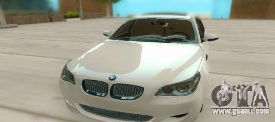 BMW M5 E60 white for GTA San Andreas