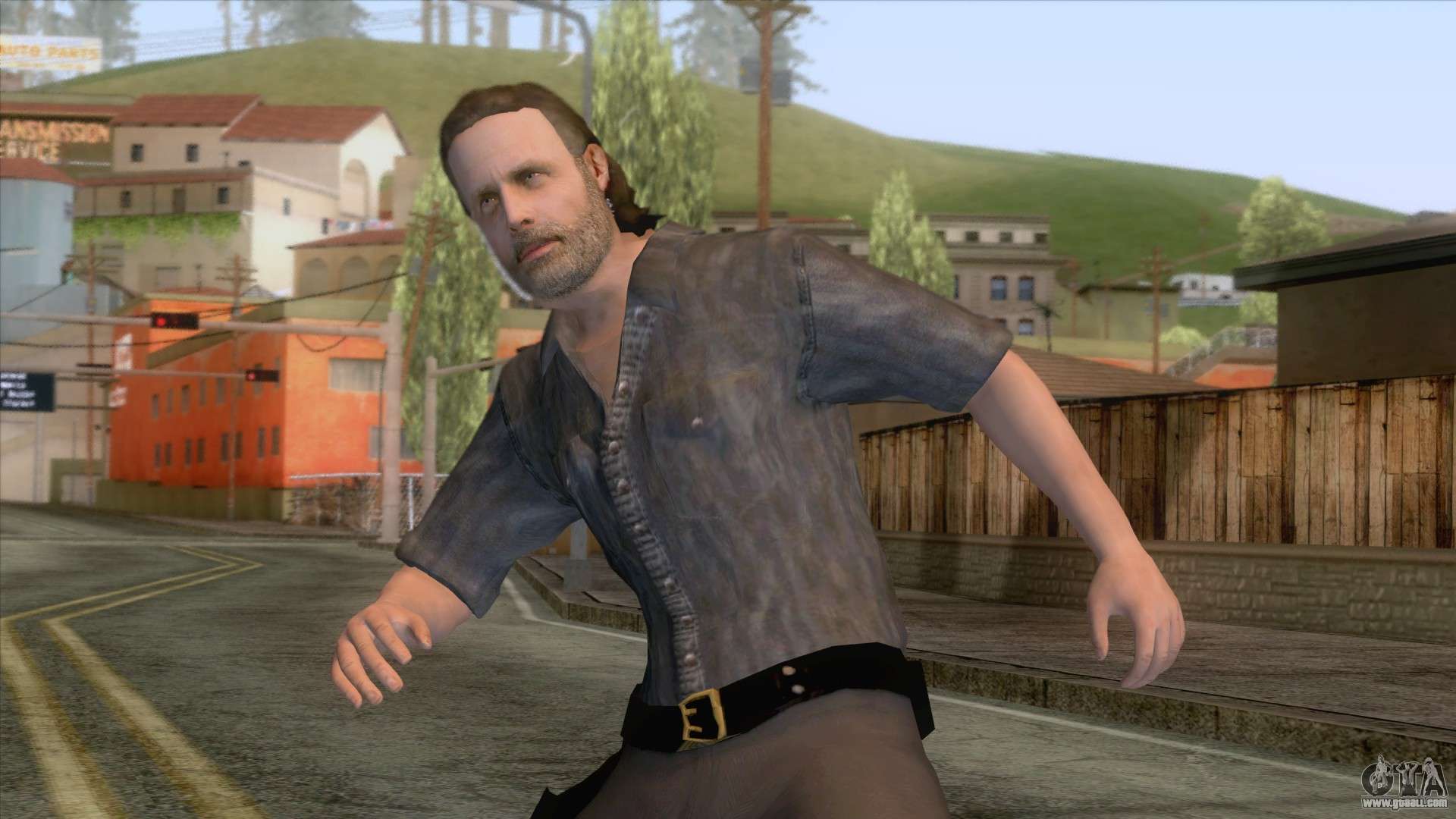 Rick Grimes (the walking dead) for GTA San Andreas