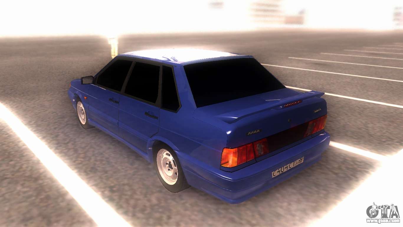 ВАЗ 2115 купе GTA sa. Семерка синяя в GTA San Andreas.