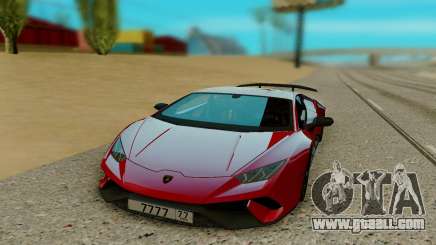 Lamborghini Huracan red for GTA San Andreas