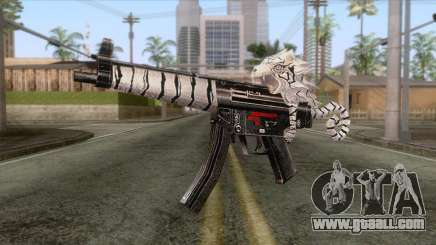 MP5 Tiger Skin for GTA San Andreas