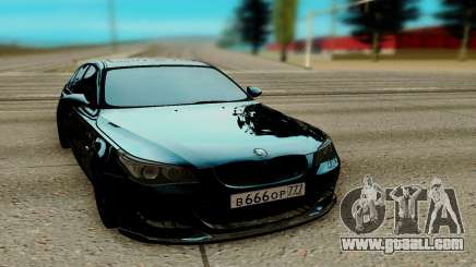 BMW M5 E60 black for GTA San Andreas