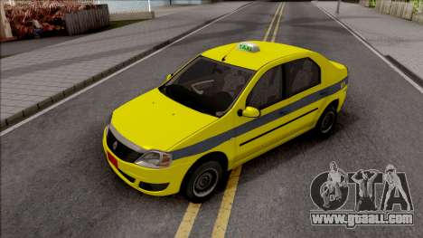 Renault Logan Taxi for GTA San Andreas