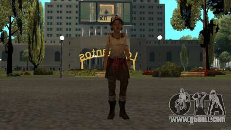 Clementine from The Walking Dead - season 3 for GTA San Andreas