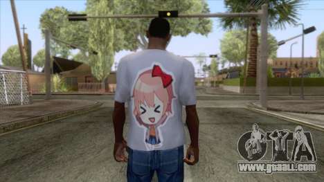 Doki Doki Sayori T-Shirt for GTA San Andreas