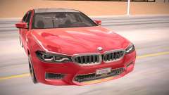 BMW M5 F90 red for GTA San Andreas