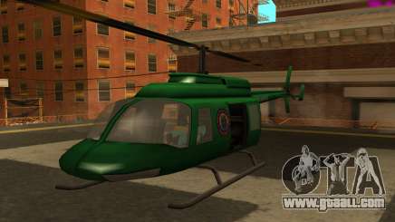 Helicoptero Fenix 02 do GAM PMERJ para GTA San Andreas