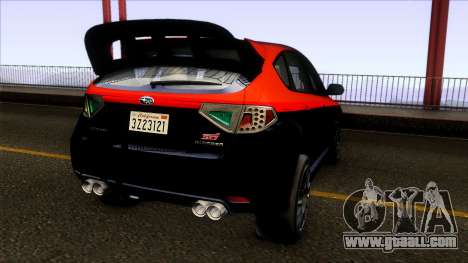 Subaru Impreza WRX STi Twin Turbo for GTA San Andreas