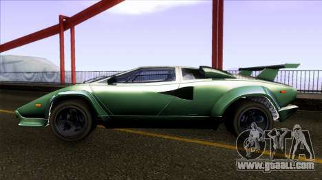 Lamborghini Countach Extra Wide Wheels for GTA San Andreas