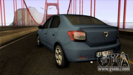 Dacia Logan 2013 for GTA San Andreas