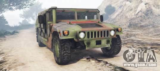 HMMWV M-1116 Unarmed Woodland [replace] for GTA 5