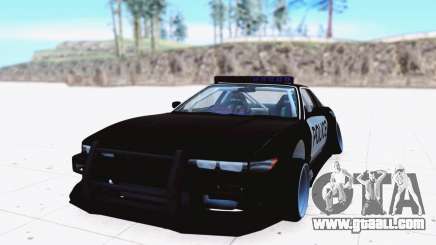 Nissan Silvia S13 black for GTA San Andreas