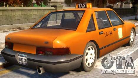 GTA III Taxi for IV v1.0 for GTA 4