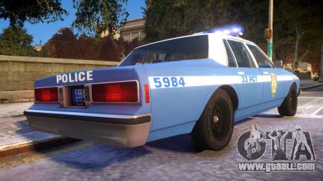 1985 Chevrolet Caprice NYPD Police for GTA 4
