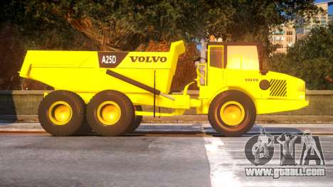 Volvo A25D Articulated Dumper v3.0 for GTA 4