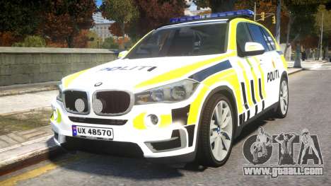 BMW X5 Norwegian Police for GTA 4