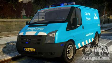 Ford Transit Catering Service KLM for GTA 4