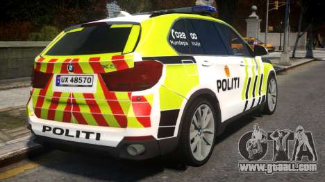BMW X5 Norwegian Police for GTA 4
