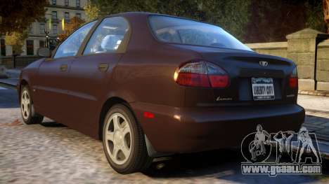 Daewoo Lanos Sedan SX US 1999 for GTA 4