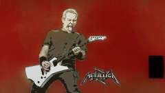 James Hetfield Metallica Art Wall for GTA San Andreas