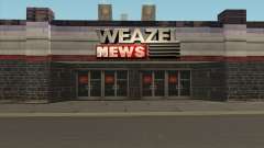 The WEAZEL News building for GTA San Andreas