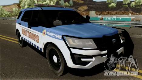 Ford Explorer 2012 Red County Police for GTA San Andreas