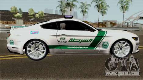 Ford Mustang GT 2015 Dubai Police RedBull Dubai for GTA San Andreas