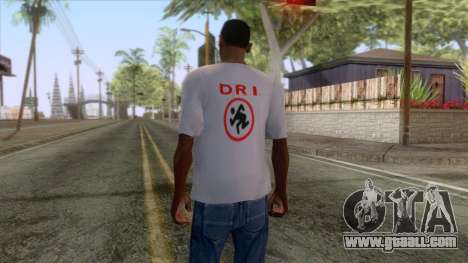 New CJ t-shirt D. R. I. for GTA San Andreas